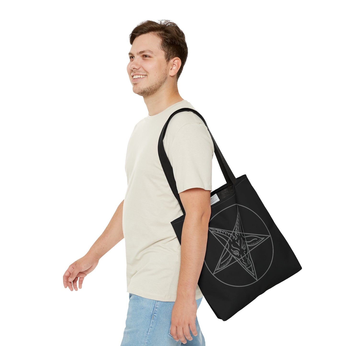 Baphomet Goat Sigil Satan Occult Pagan Tote Bag