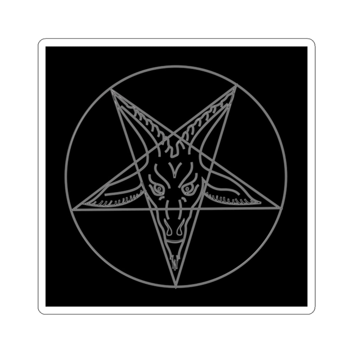 Baphomet Sigil Occult Stickers Decal
