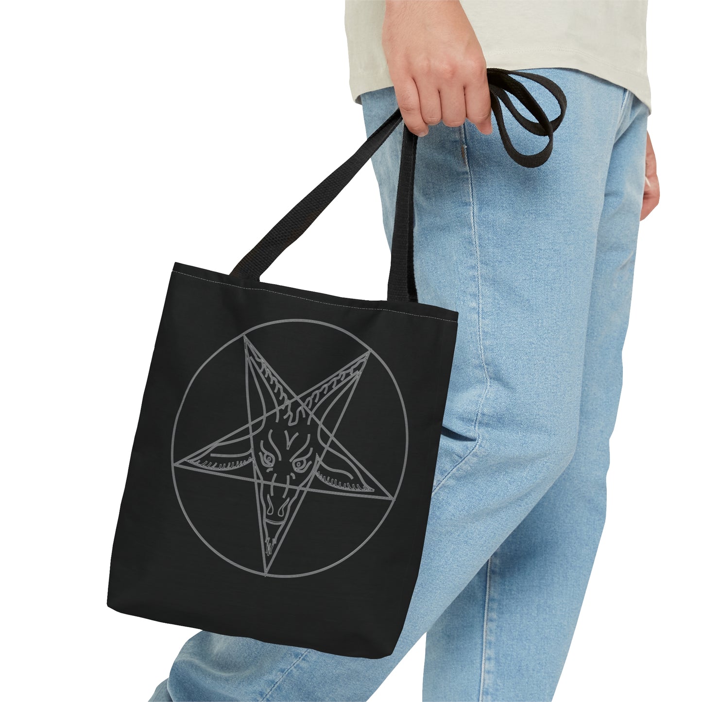 Baphomet Goat Sigil Satan Occult Pagan Tote Bag