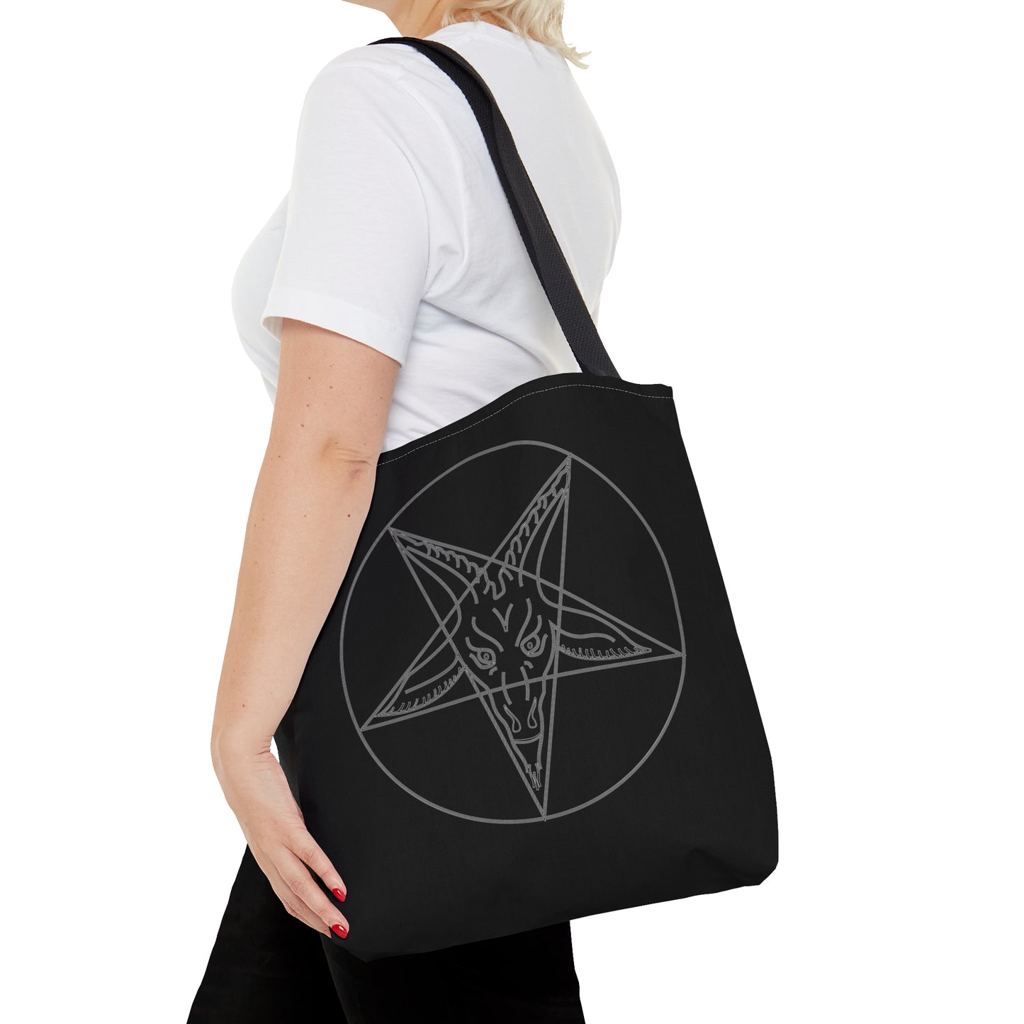 Baphomet Goat Sigil Satan Occult Pagan Tote Bag
