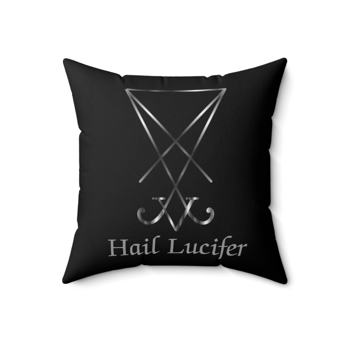 Hail Lucifer Sigil Square Pillow