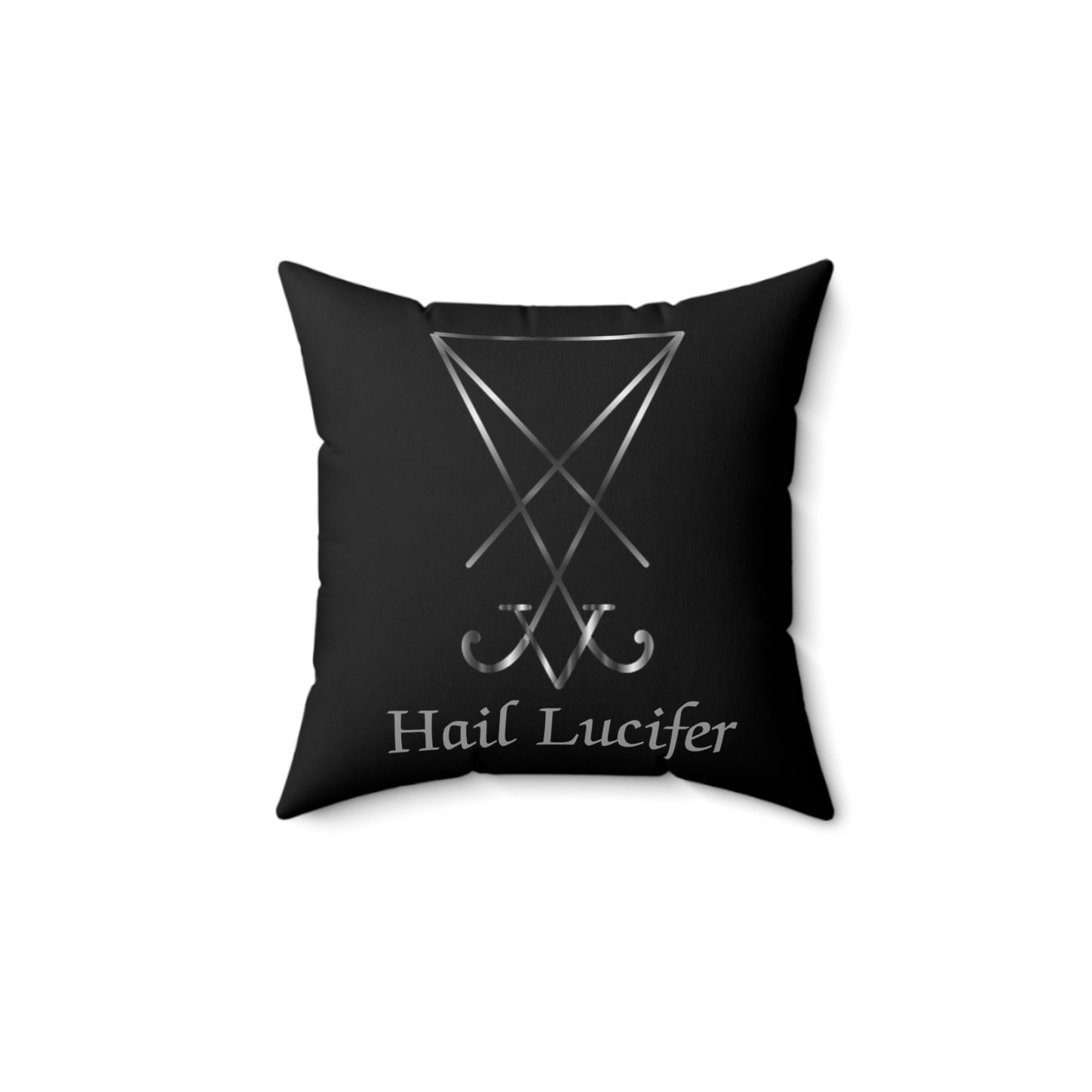 Hail Lucifer Sigil Square Pillow