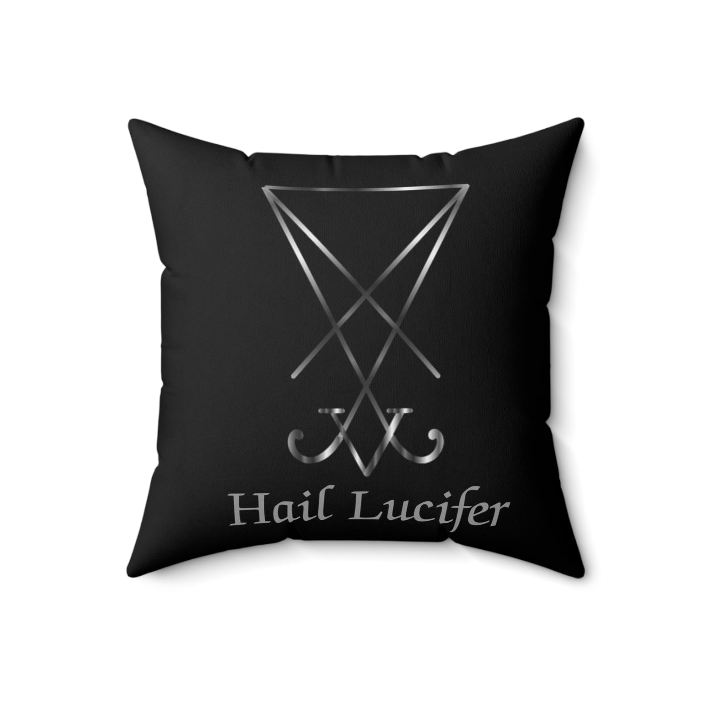 Hail Lucifer Sigil Square Pillow