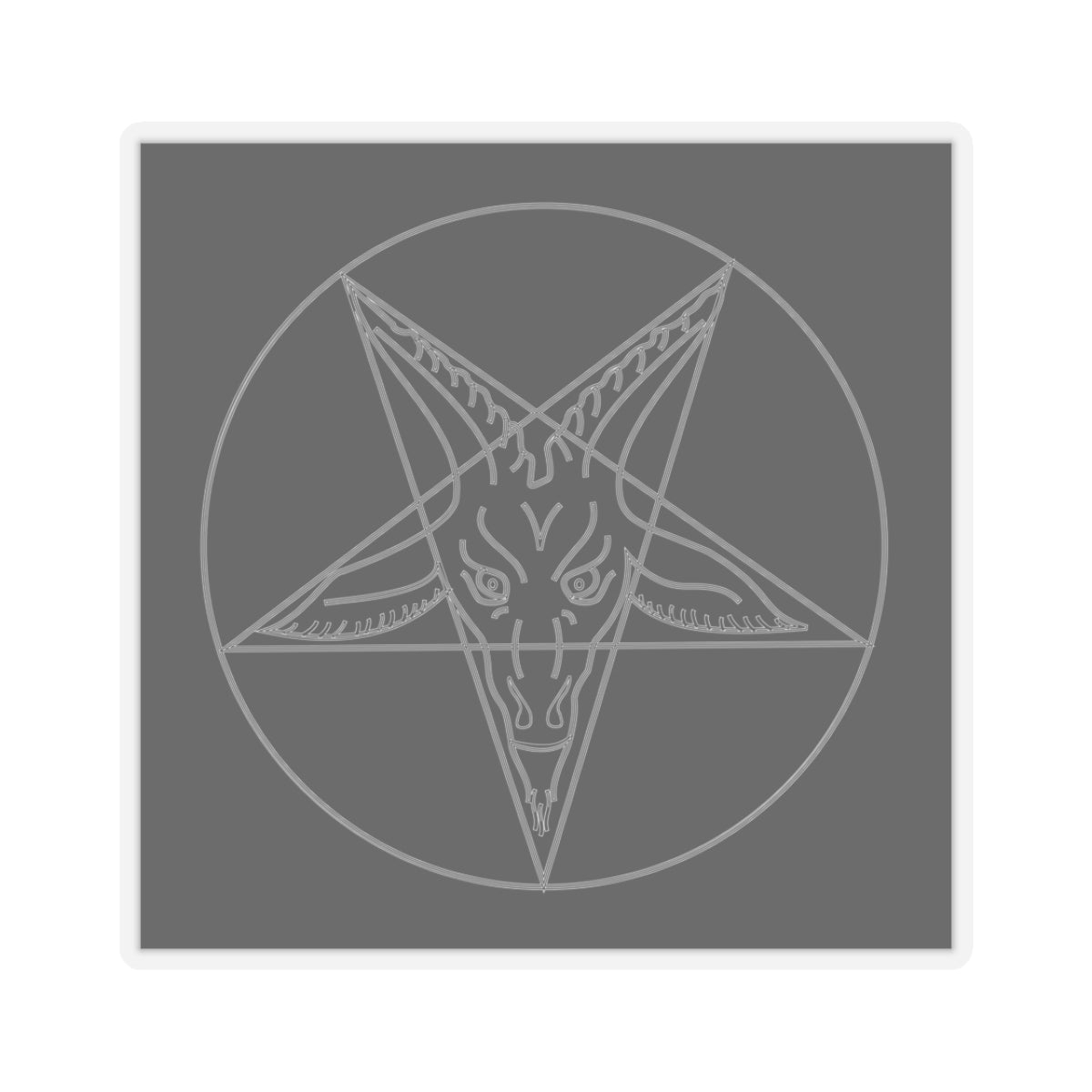 Baphomet Sigil Occult Stickers Decal