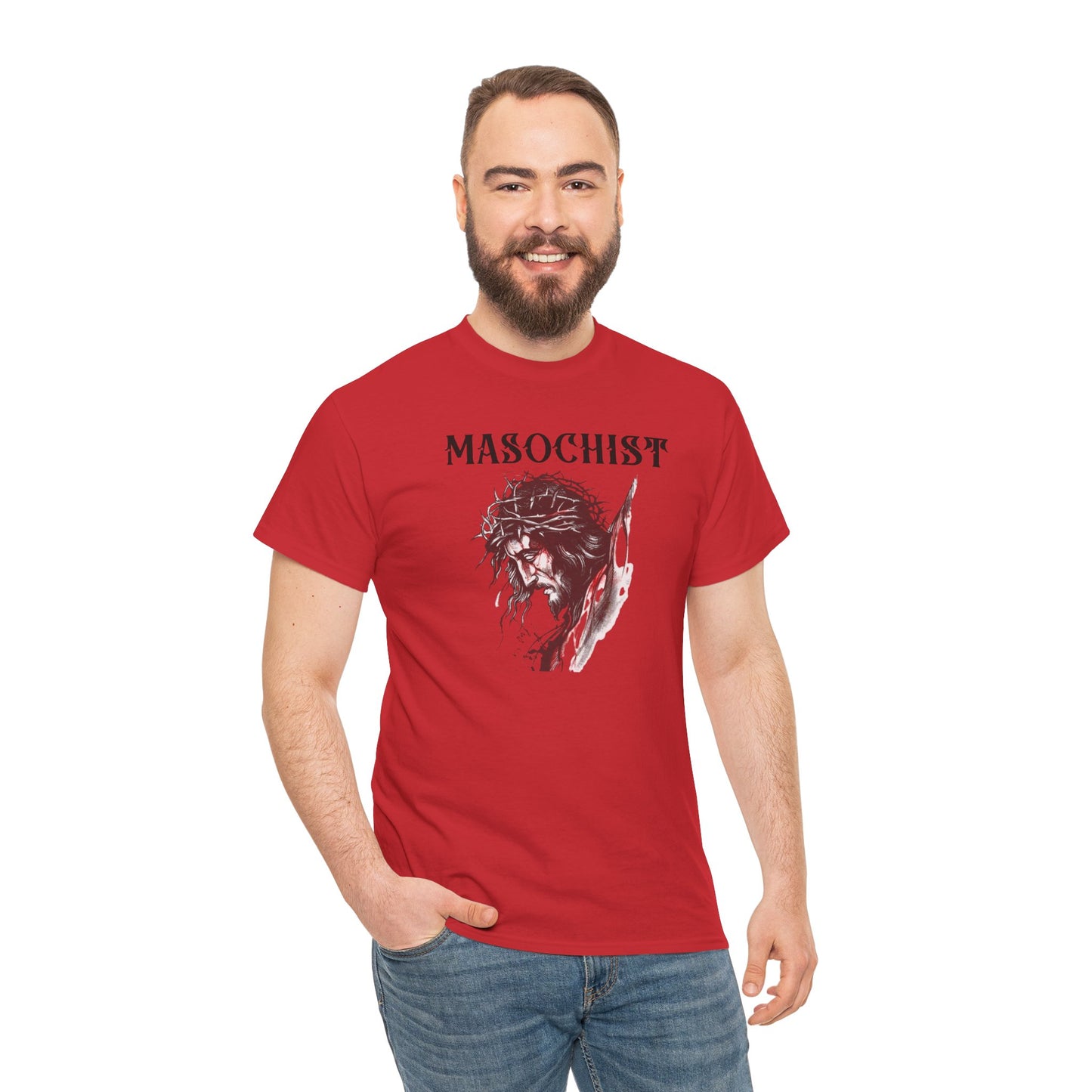 Masochist Jesus Cross T-shirt