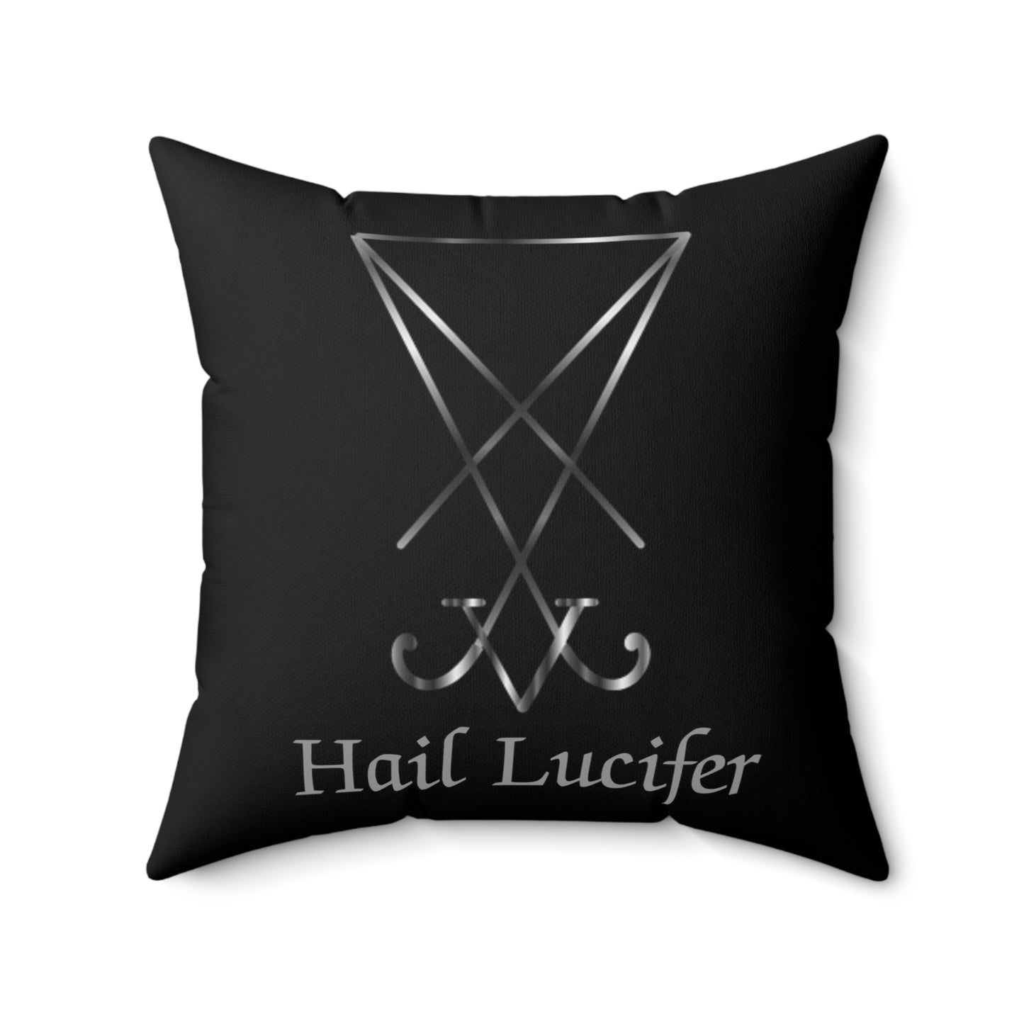 Hail Lucifer Sigil Square Pillow