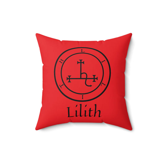 Lilith Sigil Square Pillow