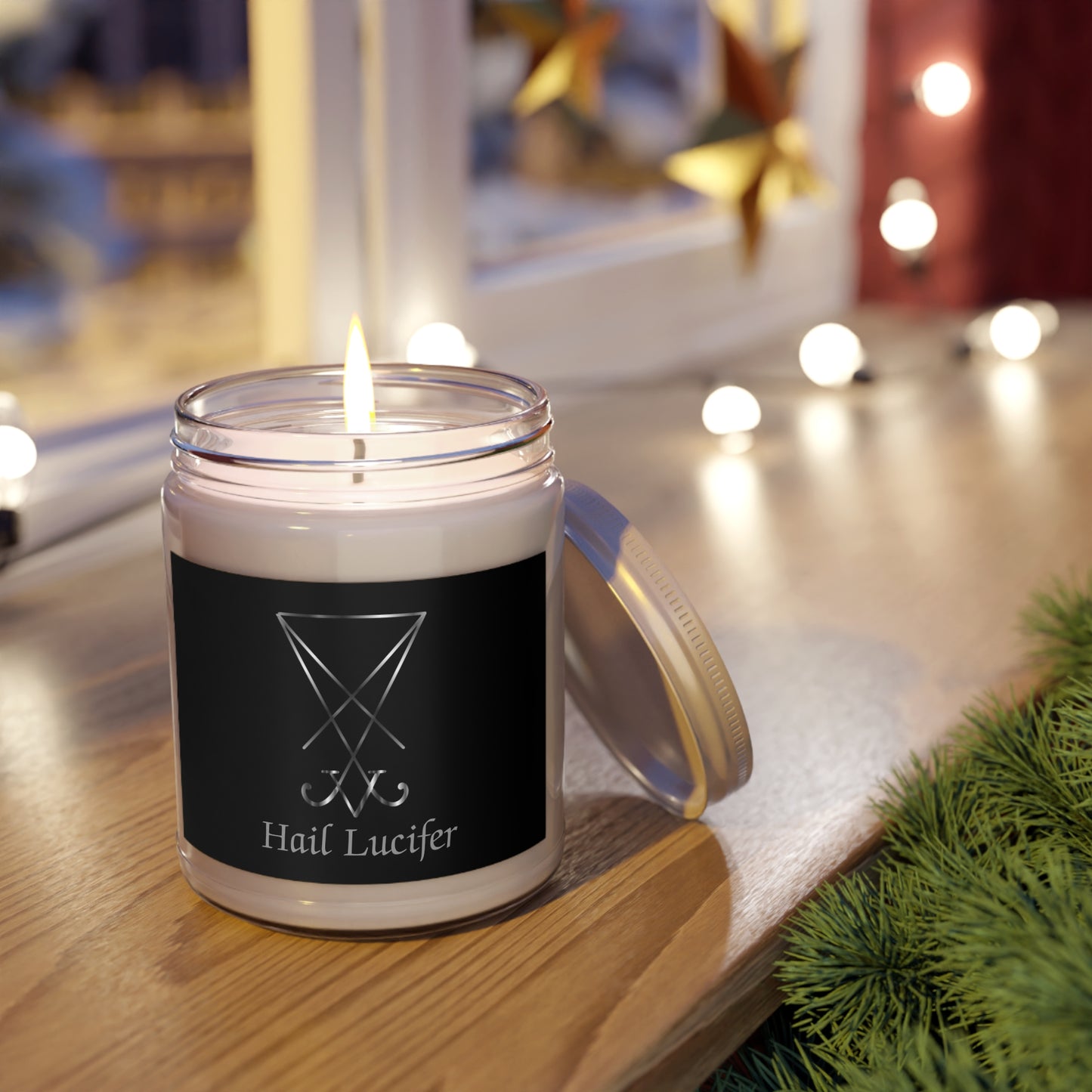 Hail Lucifer Light Bearer Scented Candle