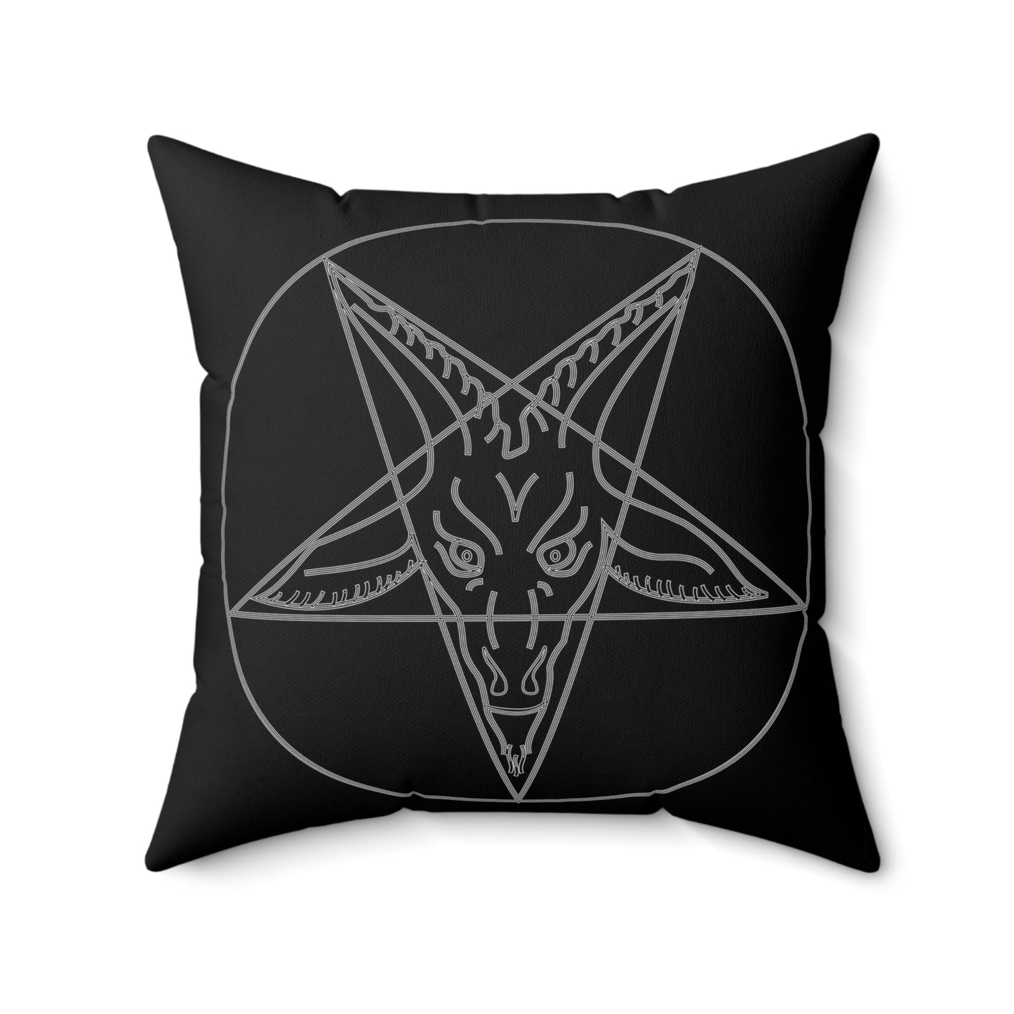 Baphomet Goat Sigil Square Pillow