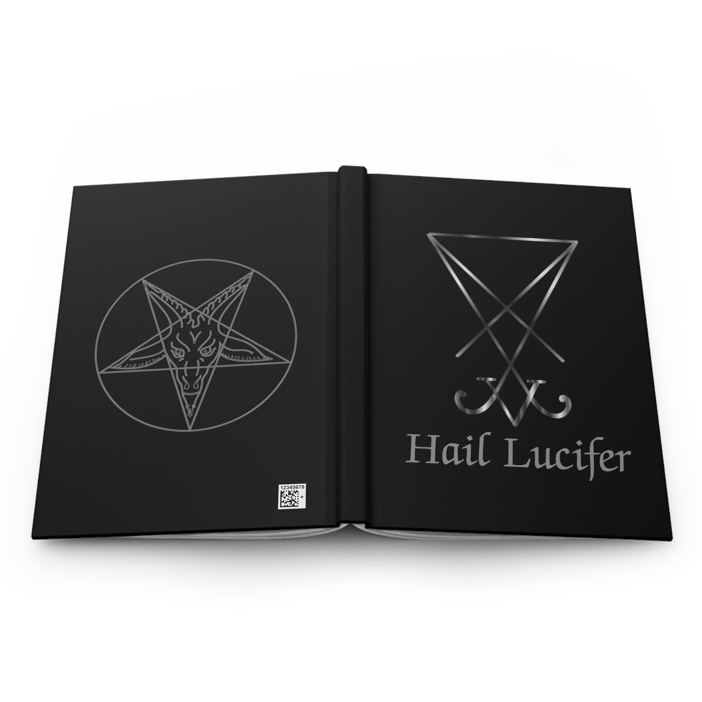 Hail Satan Baphomet Sigil Hardcover Journal Matte