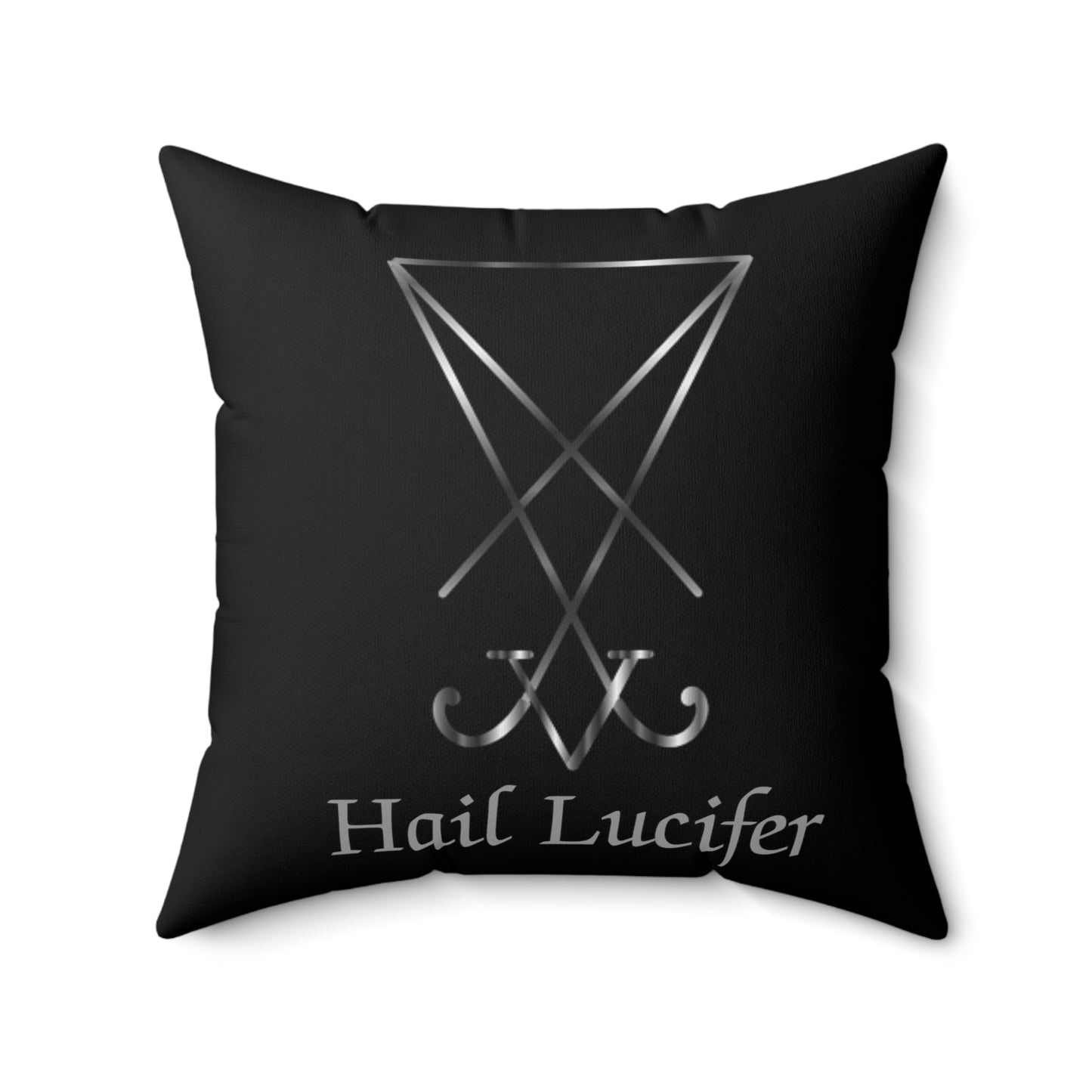 Hail Lucifer Sigil Square Pillow