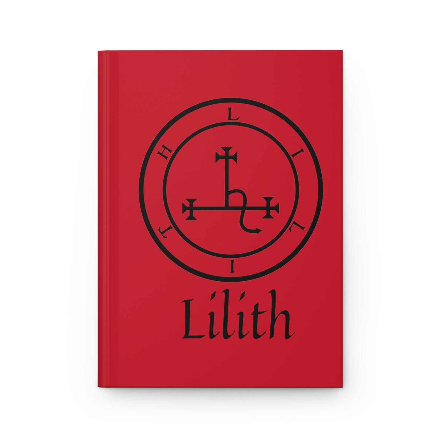 Red Lilith Sigil Hardcover Journal