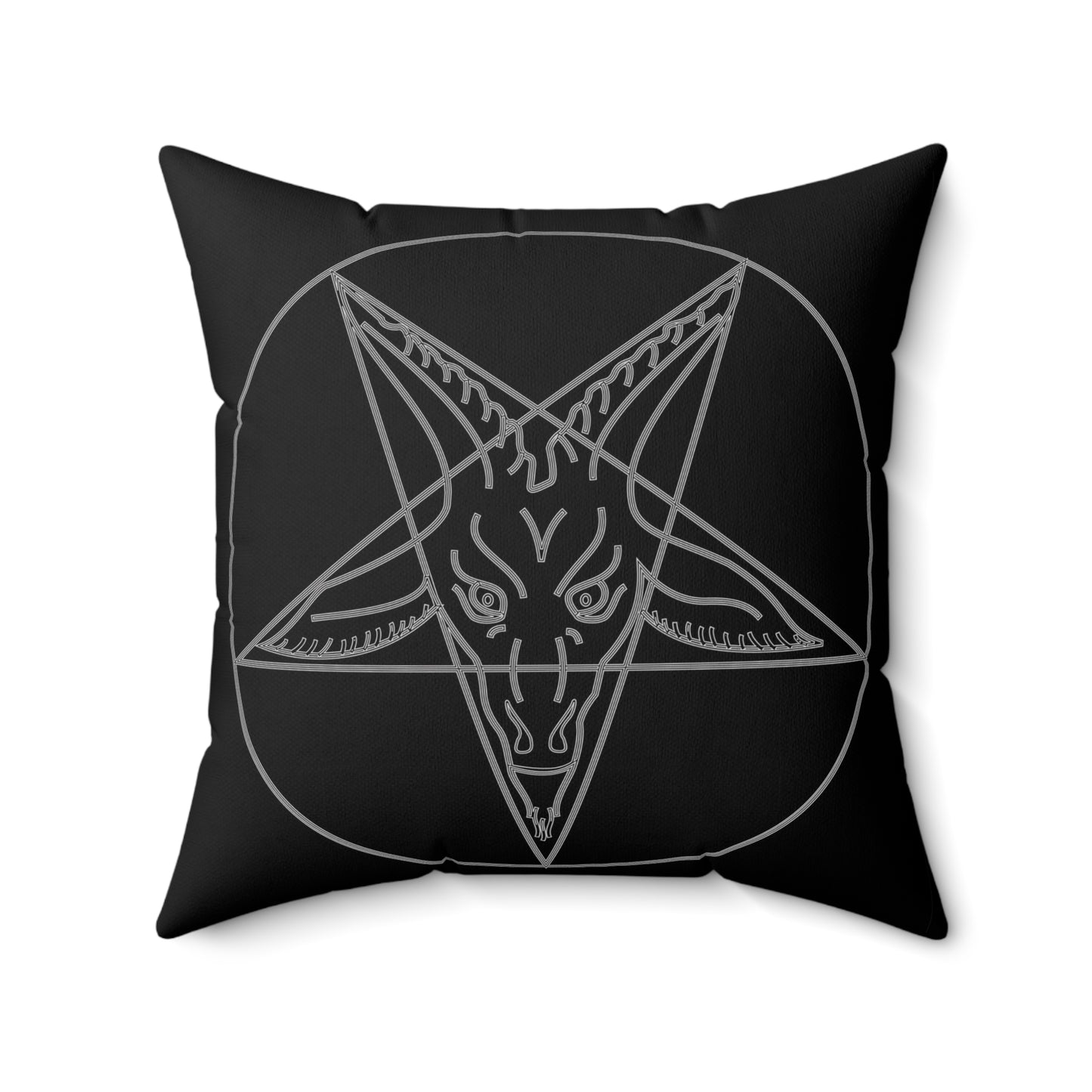 Baphomet Goat Sigil Square Pillow