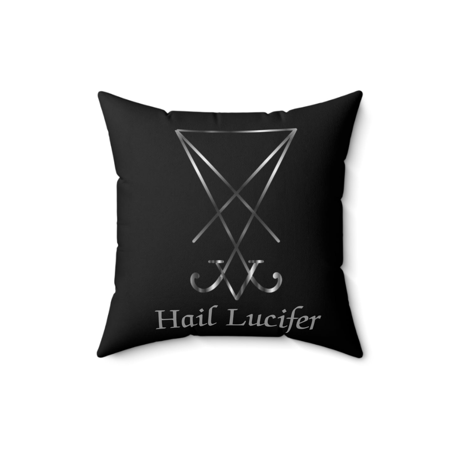 Hail Lucifer Sigil Square Pillow