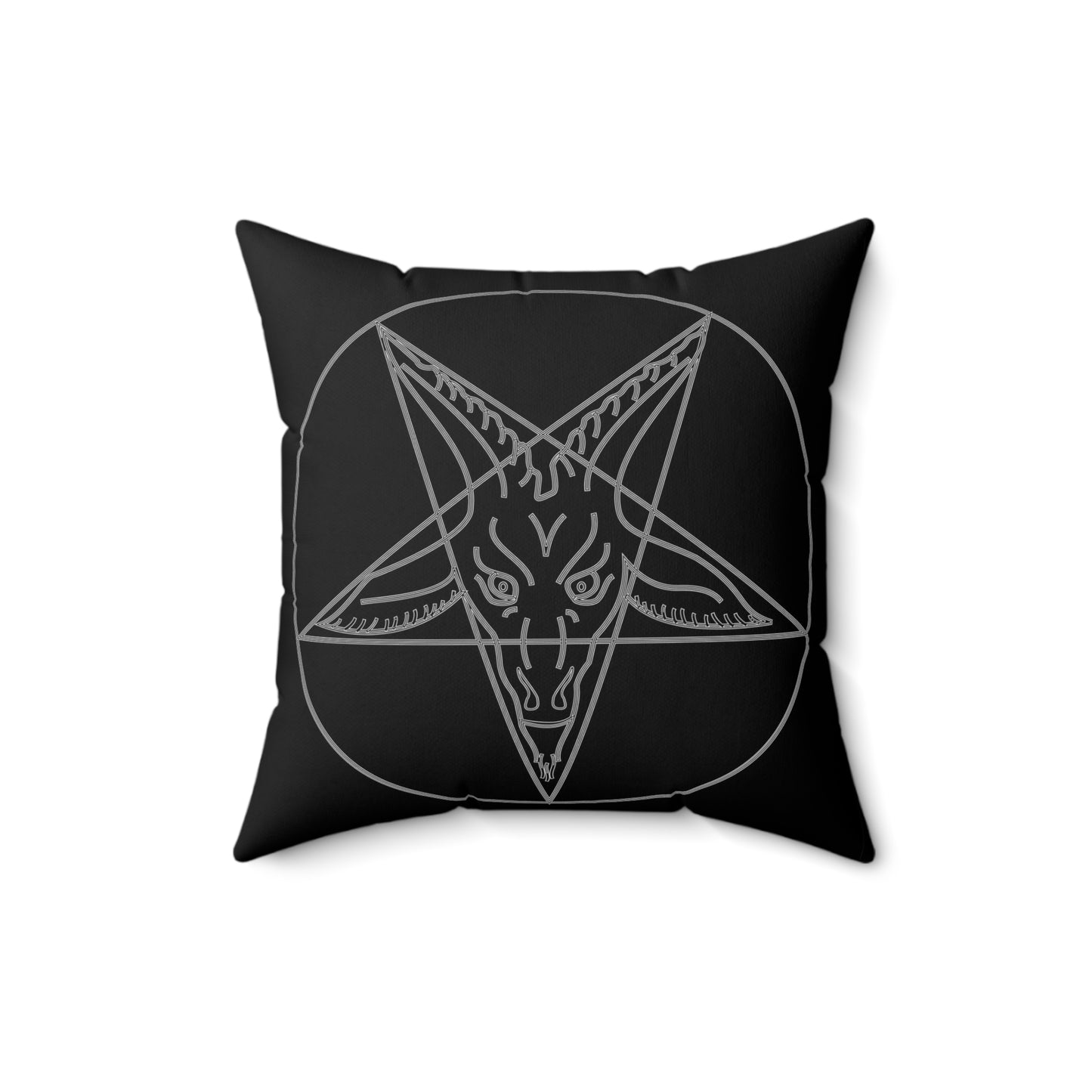 Baphomet Goat Sigil Square Pillow