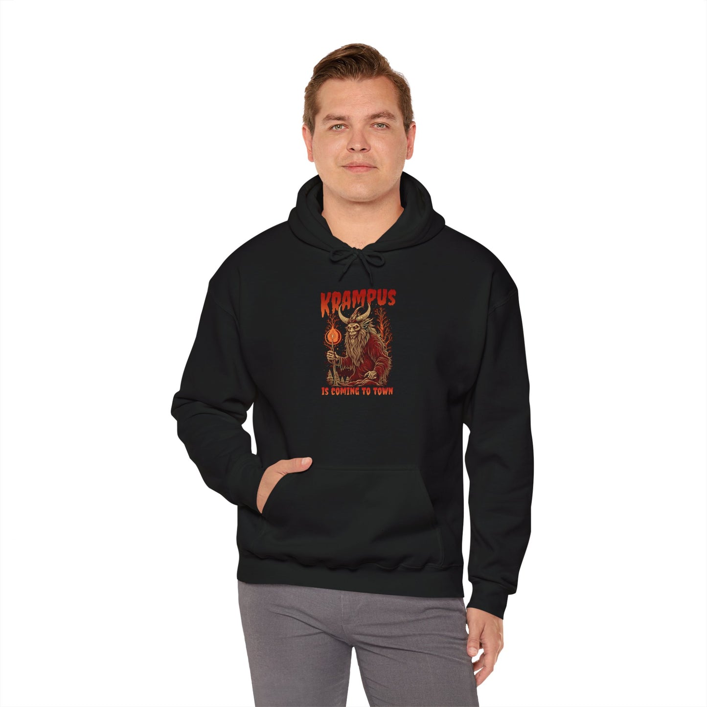 Krampus is Coming to Town Hoodie