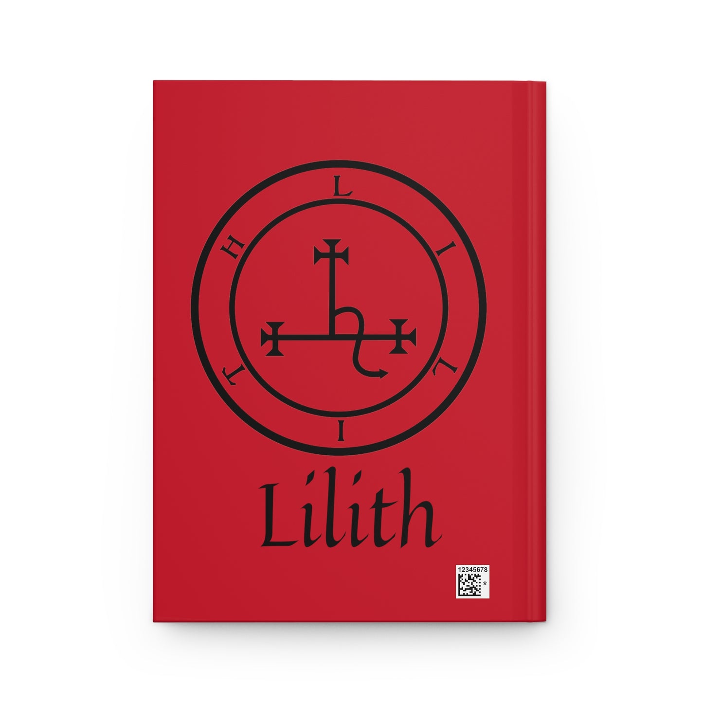 Red Lilith Sigil Hardcover Journal