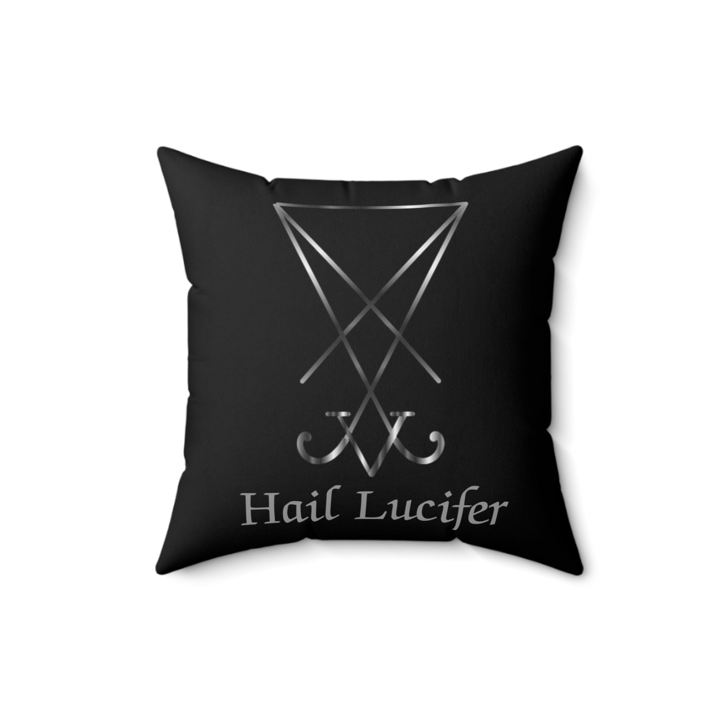 Hail Lucifer Sigil Square Pillow