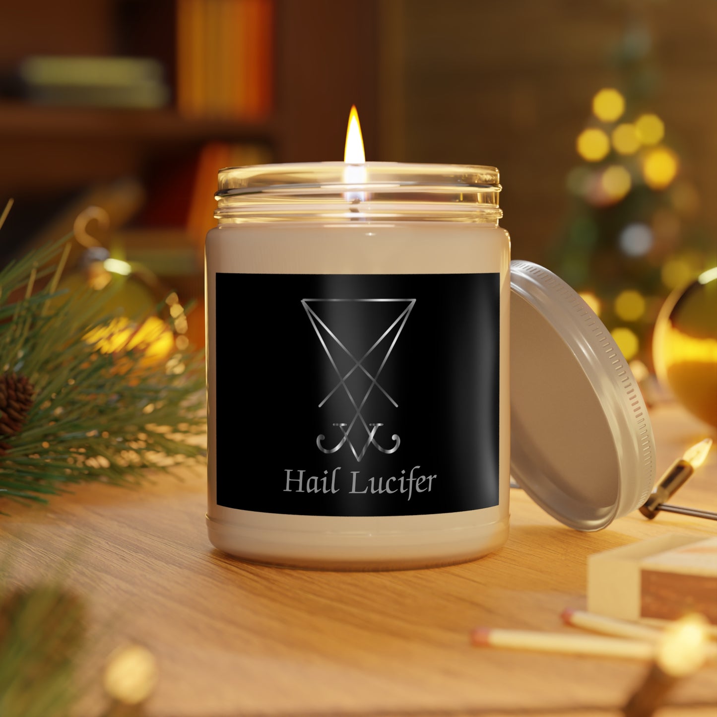 Hail Lucifer Light Bearer Scented Candle