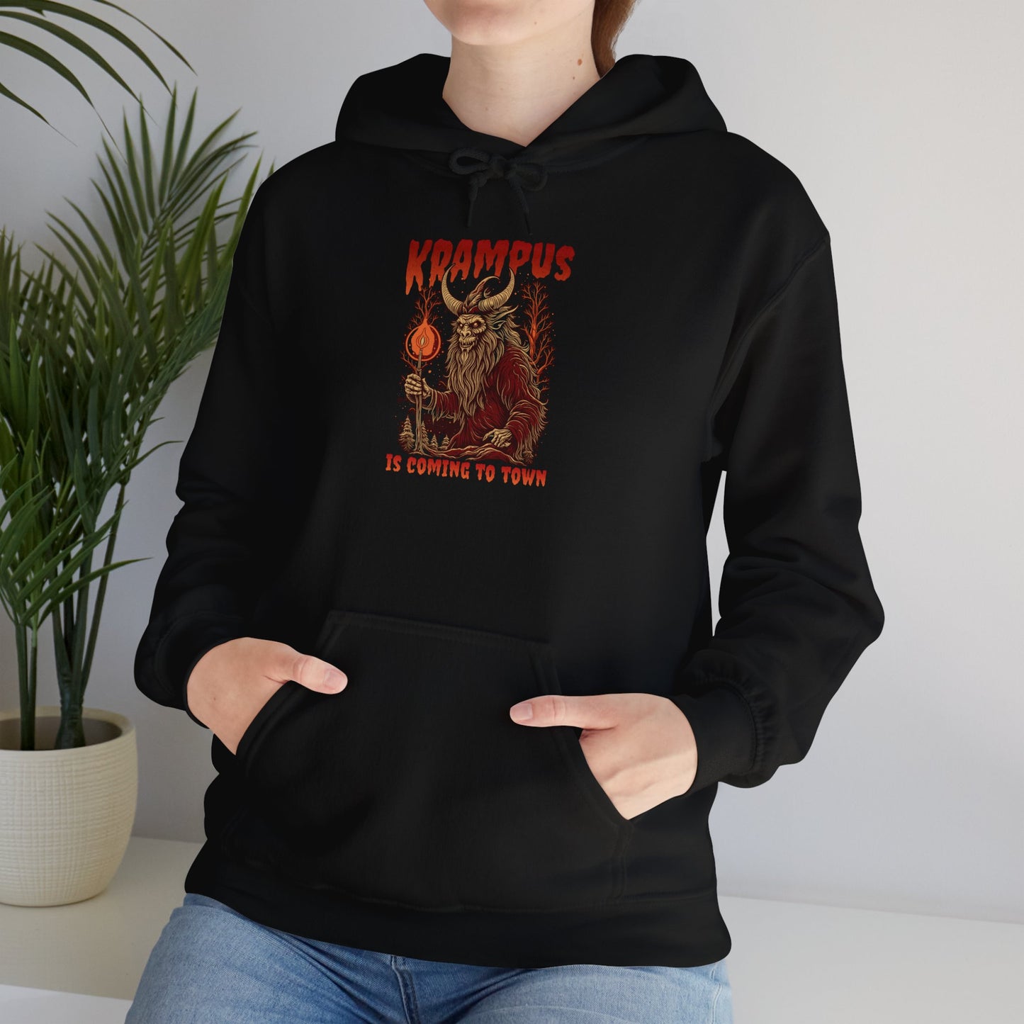 Krampus is Coming to Town Hoodie