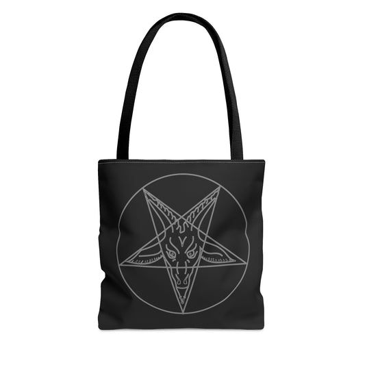 Baphomet Goat Sigil Satan Occult Pagan Tote Bag