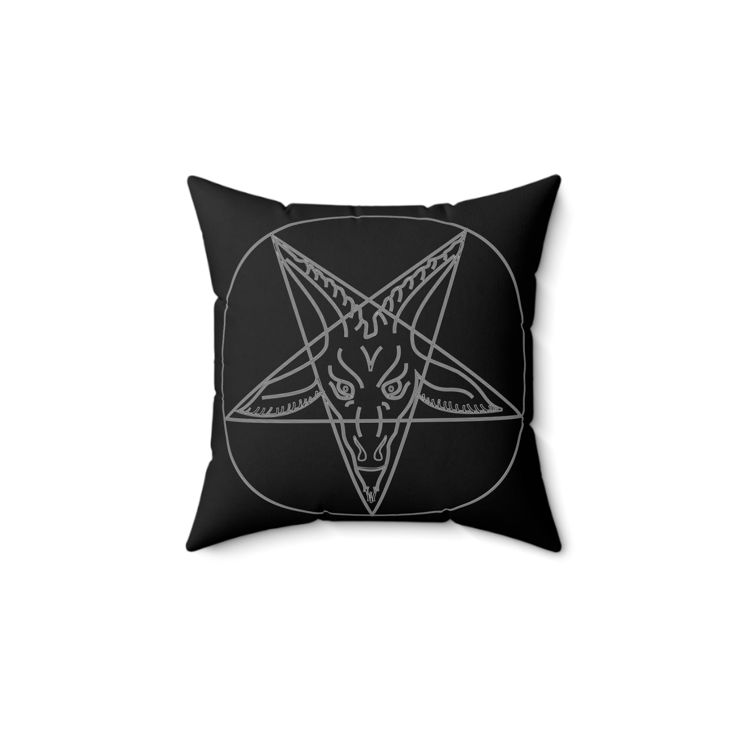 Baphomet Goat Sigil Square Pillow