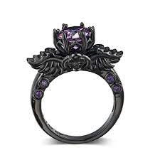 Purple Vintage Style Ring